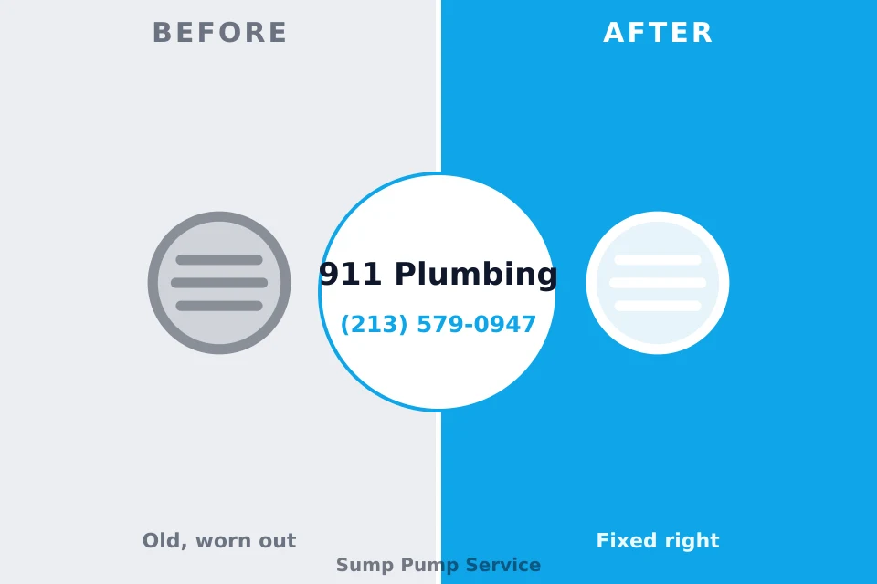 Before and after: plumbing company Waynesboro, PA